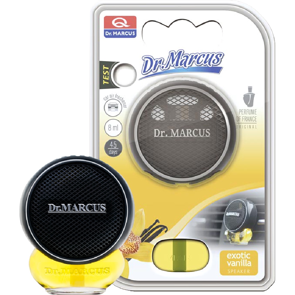 Alti Group Dr.Marcus Speaker 8ml Exotic Vanilla Zapach do kratki nawiewu w kształcie głośnika