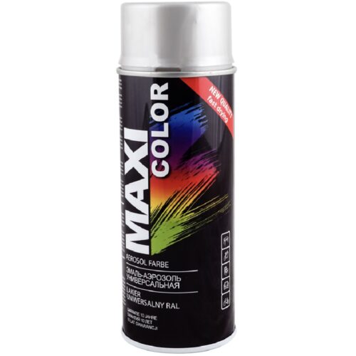 MAXI COLOR Lakier RAL 9006 połysk 400ml spray srebrny