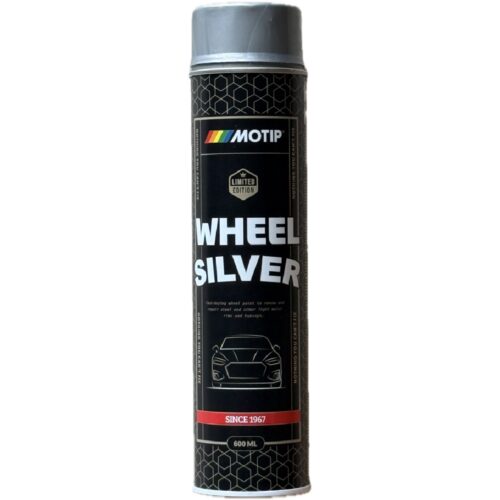 MOTIP Lakier do felg akrylowy srebrny połysk 600ml spray RALLYE