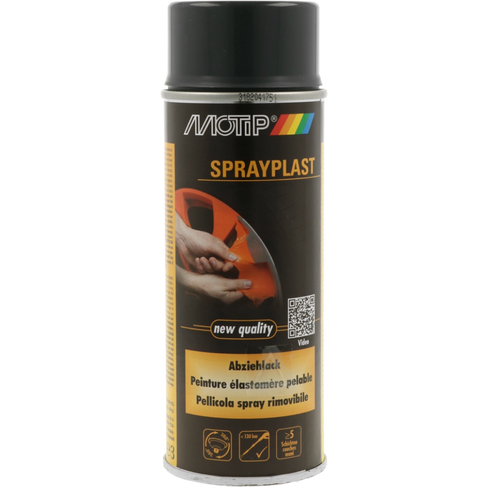 Alti Group MOTIP SPRAYPLAST Carbon półpołysk 400 ml Guma w sprayu