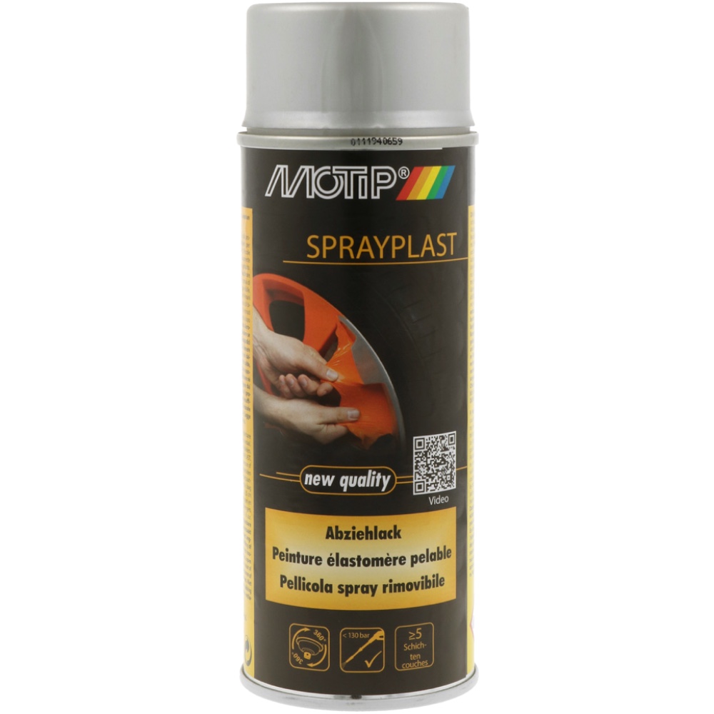 Alti Group MOTIP SPRAYPLAST Srebrny półpołysk 400 ml Guma w sprayu