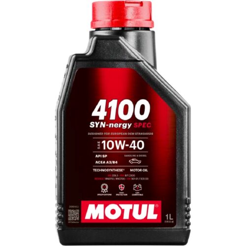 MOTUL 4100 10w40 1L SYN-nergy SPEC A3/B4 Olej silnikowy samochodowy benzyna i diesel