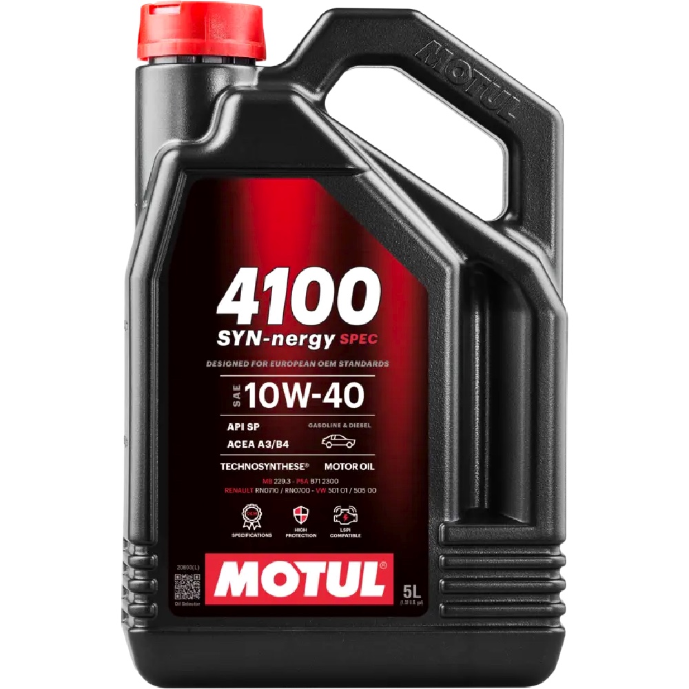 Alti Group MOTUL 4100 10w40 5L SYN-nergy SPEC A3/B4 Olej silnikowy samochodowy benzyna i diesel