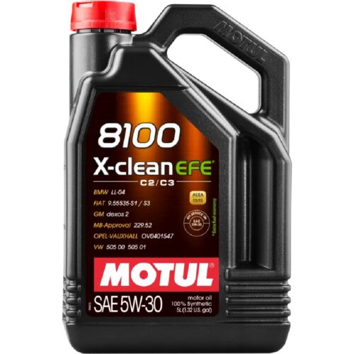 MOTUL 8100 X-CLEAN EFE 5W30 5L C2/C3 Olej silnikowy syntetyczny
