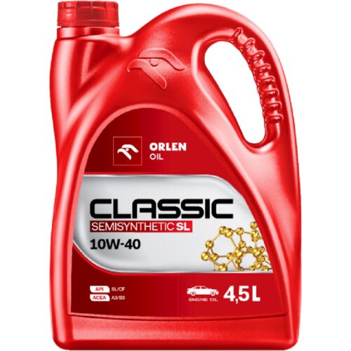 ORLEN OIL Classic Semisynthetic 10W40 4,5L Olej silnikowy półsyntetyczny