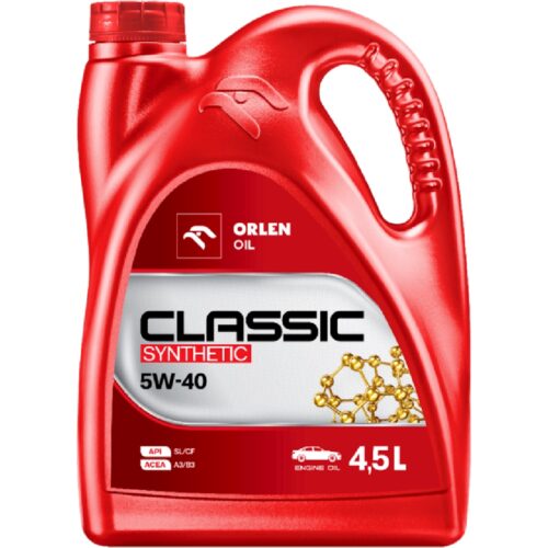 ORLEN OIL Classic Synthetic 5W40 4,5L Olej silnikowy syntetyczny