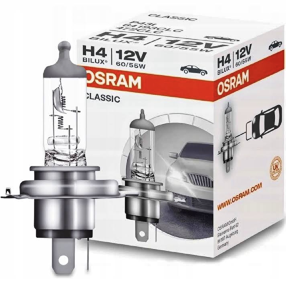 Mateusz Gruszczyk OSRAM H4 12V 60/55W P43T Żarówka halogenowa
