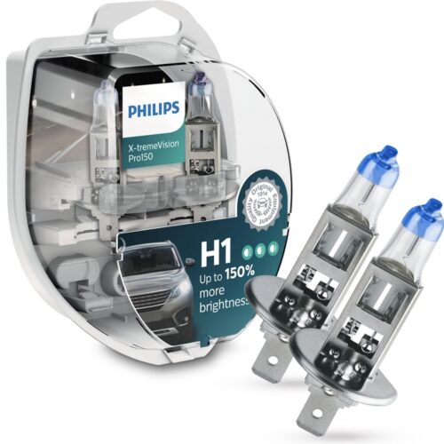 PHILIPS Żarówki halogenowe H1 X-treme Vision Pro +150% 2szt.