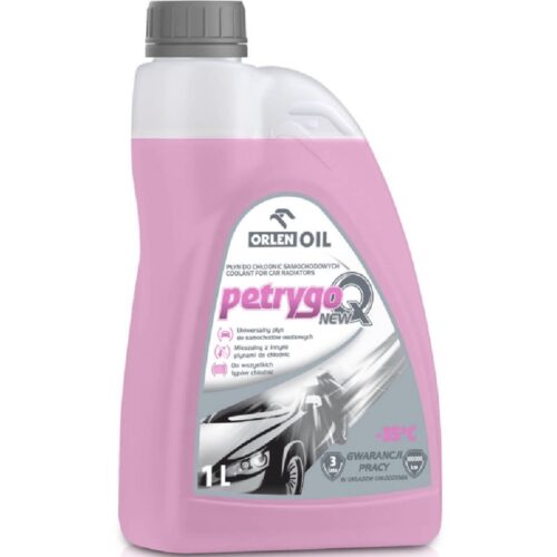 PETRYGO Q New 1L Gotowy płyn chłodniczy różowy Orlen Oil