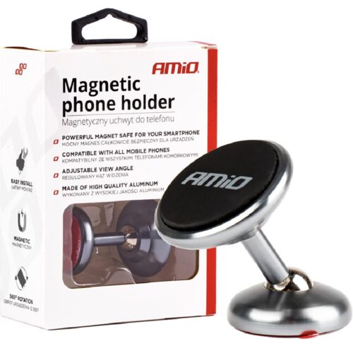 AMIO Uchwyt do telefonu magnetyczny przyklejany