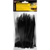 Moje Auto Virage Opaski plastikowe czarne 140x3,6mm 100 szt Trytytki