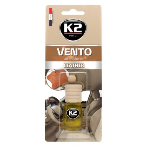 K2 Vento Leather drewienka zapachowe do wnetrza samochodu o zapachu nowej skory