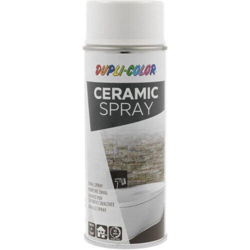 DUPLI-COLOR Lakier ceramiczny biały 400ml spray do naprawy powierzchni emaliowych