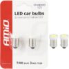 AMIO Żarówki LED STANDARD T4W BA9s 3xSMD 7020 12V