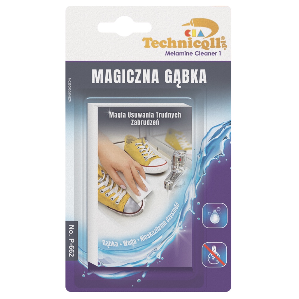Alti Group TECHNICQLL Magiczna gąbka z melaminy do mycia bez użycia chemii