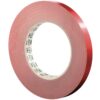 BOLL Taśma akrylowa dwustronnie klejąca 12mm 10m czerwona wzmocniona