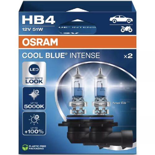 OSRAM Cool Blue Intense HB4 +100% 12V 51W Żarówki halogenowe 2szt