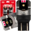 AMIO Żarówki LED CANBUS W21/5W Czerwone PRO series
