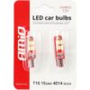 AMIO Żarówki LED CANBUS W5W T10e 15SMD SILCA White 12V 2szt