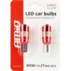AMIO Żarówki LED CANBUS 27SMD 3014 T10e W5W White 12V 24V