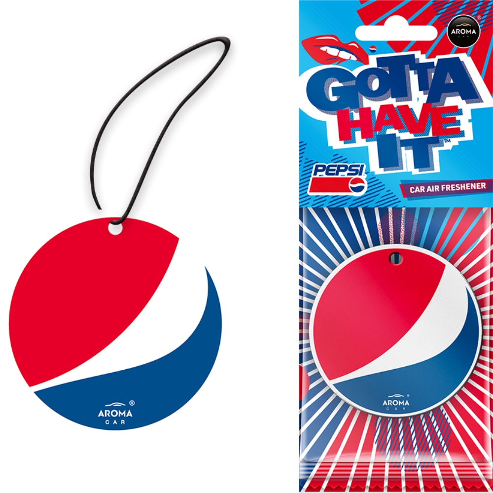 Krzysztof Gruszczyk AROMA PEPSI Cellulose GLOBE Sparkling Zawieszka zapachowa okrągła