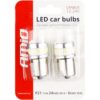 AMIO Żarówki LED CANBUS P21W R10W R5W 5500K BA15s 12-24V White