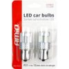 AMIO Żarówki LED CANBUS P21W R10W R5W BA15s 12-24V White