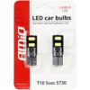 AMIO Żarówki LED CANBUS W5W T10 White 4SMD 12V 2szt.