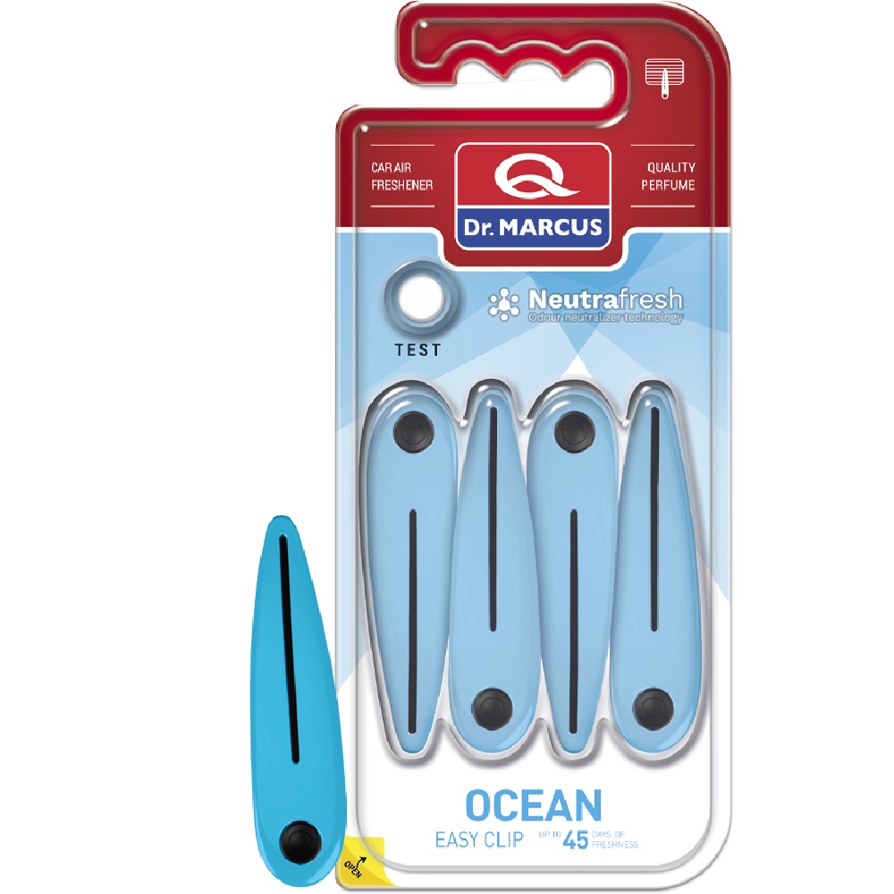 Krzysztof Gruszczyk Dr.Marcus EASY CLIP Ocean Zapach samochodowy 4 szt.