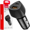 AMIO Ładowarka samochodowa 38W USB-A / USB-C QC+PD