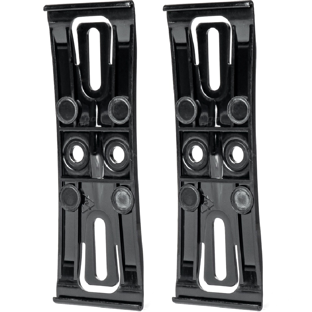 Alti Group AMIO Uchwyt bezramkowy do mocowana tablicy rejestracyjnej czarny 2 szt.