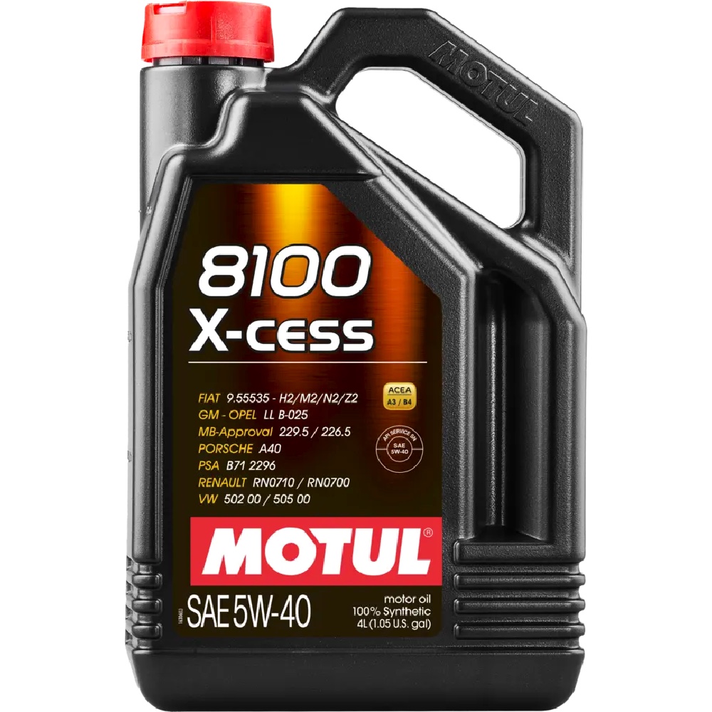 Krzysztof Gruszczyk MOTUL 8100 X-CESS 5W40 4L Olej silnikowy syntetyczny
