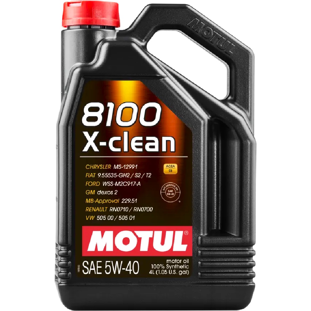 Krzysztof Gruszczyk MOTUL 8100 X-CLEAN 5W40 4L C3 Olej silnikowy syntetyczny