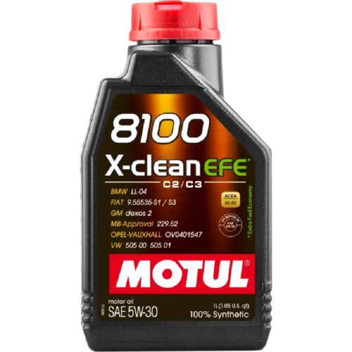 MOTUL 8100 X-CLEAN EFE 5W30 1L C2/C3 Olej silnikowy syntetyczny