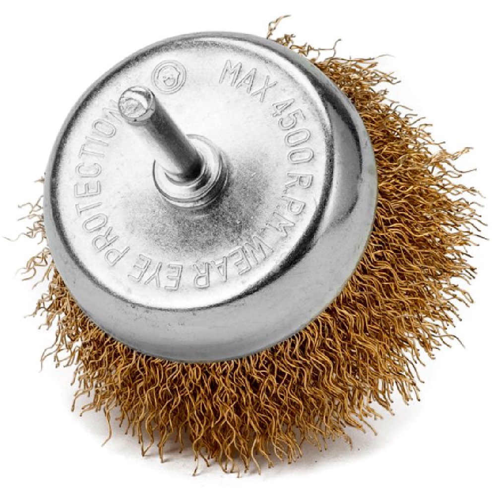 Krzysztof Gruszczyk Szczotka druciana czołowa z trzpieniem na wiertarkę 50mm