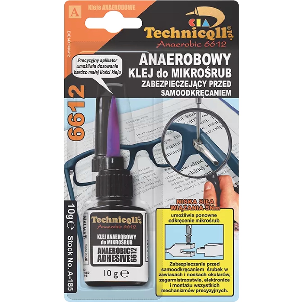Krzysztof Gruszczyk TECHNICQLL Klej anaerobowy 6612 do mikrośrub 10g