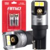 AMIO Żarówki LED CANBUS W5W T10 12/24V Biała barwa