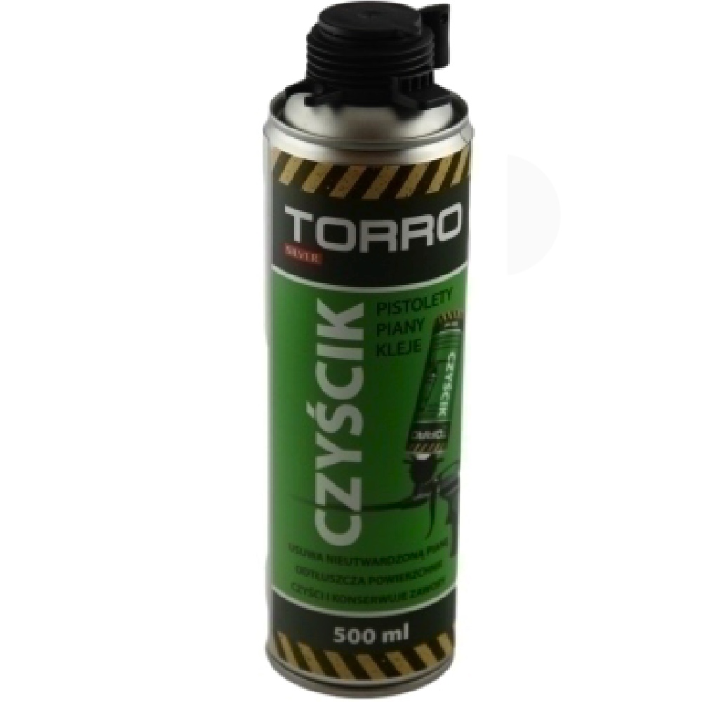 Krzysztof Gruszczyk TORRO Czyścik do pistoletu do piany montażowej 500ml Odtłuszczacz zmywacz