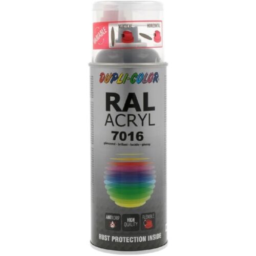 DUPLI-COLOR Lakier akrylowy RAL 7016 400ml połysk spray