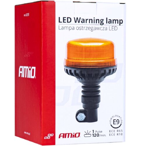 AMIO Lampa ostrzegawcza błyskowa kogut 36 LED