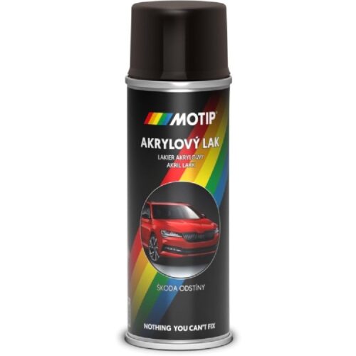 MOTIP Lakier SKODA AC1999 czarny połysk 200ml spray