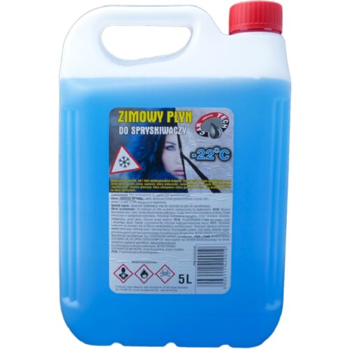 CAR-TECH Płyn zimowy do spryskiwaczy 5L -22°C metanol TYLKO NA FV!
