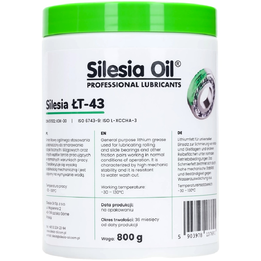 Krzysztof Gruszczyk SILESIA OIL Smar ŁT-43 0,8kg