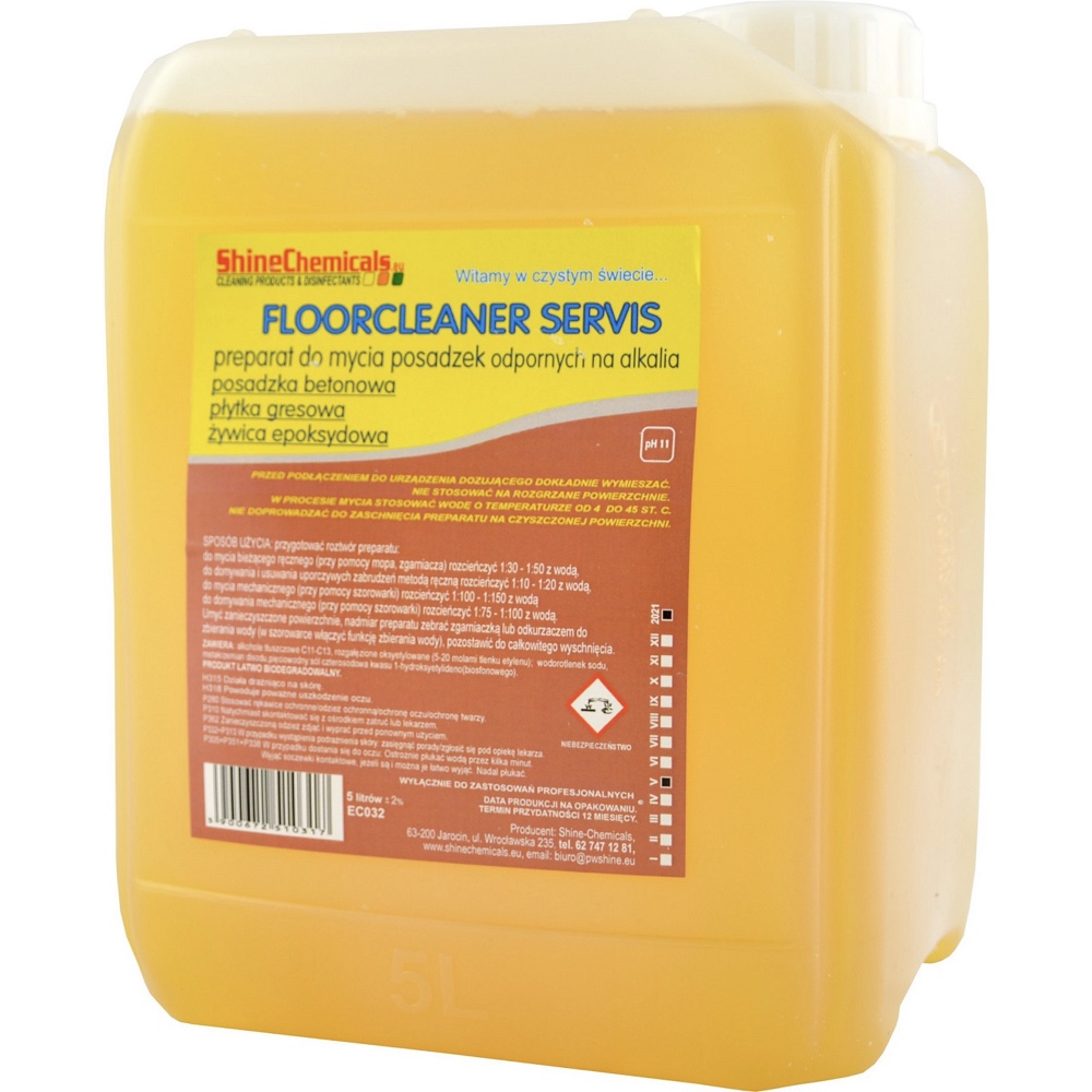 Krzysztof Gruszczyk SHINE CHEMICALS Floor Cleaner Servis 5L