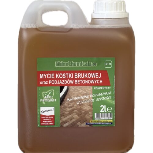 SHINE CHEMICALS Mycie kostki brukowej oraz pojazdów betonowych 2L