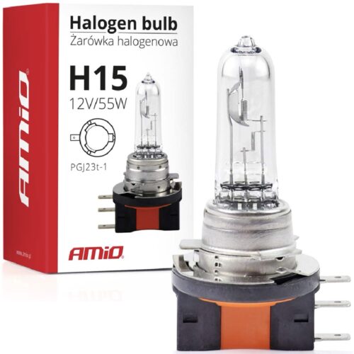 AMIO Żarówka H15 55W 12V PGJ23t-1