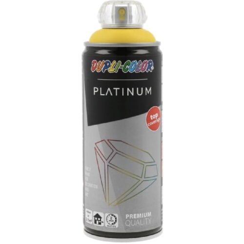 DUPLI-COLOR Lakier PLATINUM RAL 1023 400ml satyna półmat spray