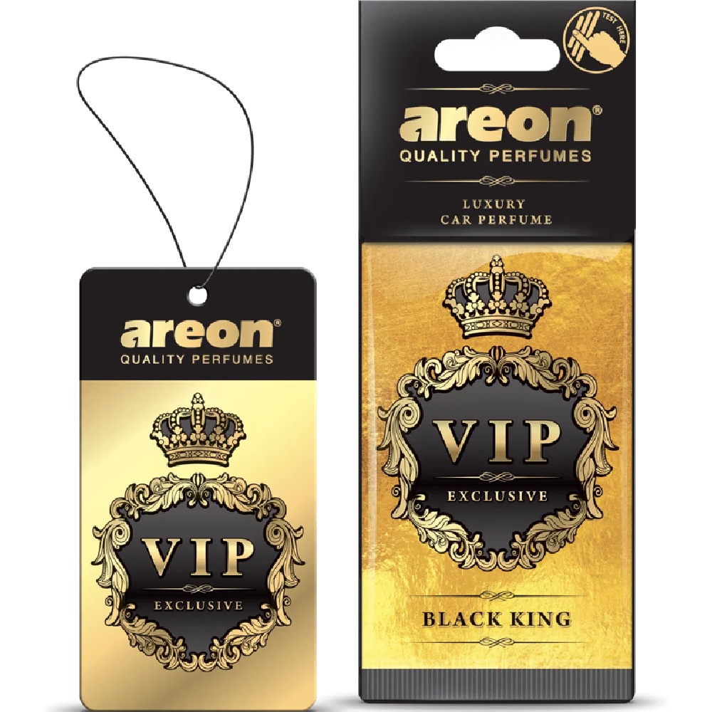 Krzysztof Gruszczyk AREON VIP BLACK KING Zawieszka zapachowa do samochodu