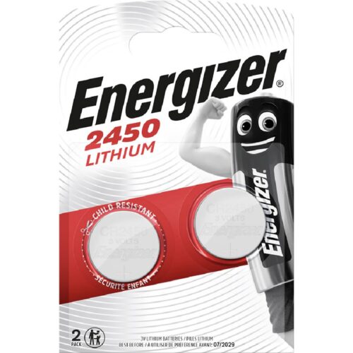 ENERGIZER Bateria litowa CR2450 3V 2szt.