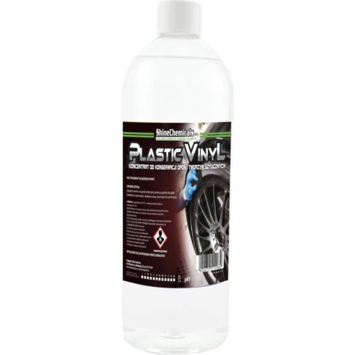 SHINE CHEMICALS Plastic Vinyl 1L Dressing do plastików i opon